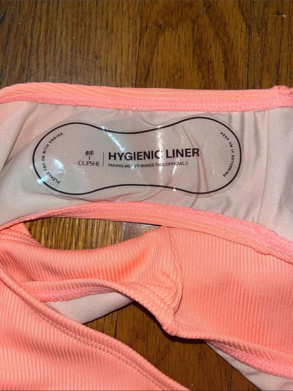 NWT Cupshe Ribbed Ruffle Bikini Bottoms Size Medium - Picture 7 of 7